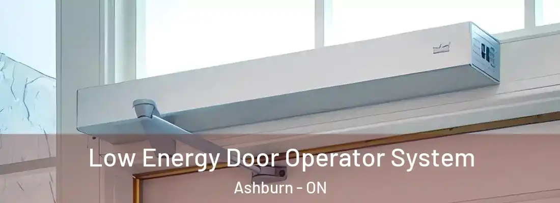  Low Energy Door Operator System Ashburn - ON