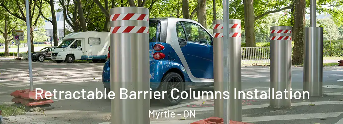  Retractable Barrier Columns Installation Myrtle - ON